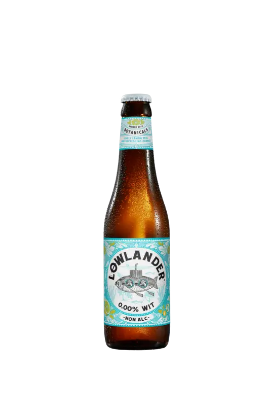 0.00% Wit Non Alc Bier Fles