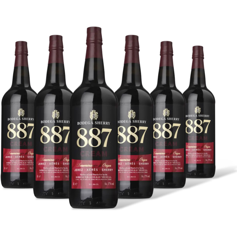 Jerez Sherry 887 cream 6 flessen