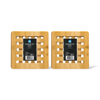 pdp-image-AH Onderzetter bamboe 2-pack