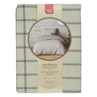 Mistral Home Dekbedovertrek streep beige 1-persoons