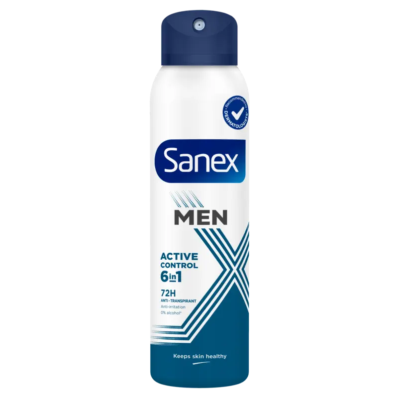 Sanex Men active control 6in1 deodorant spray