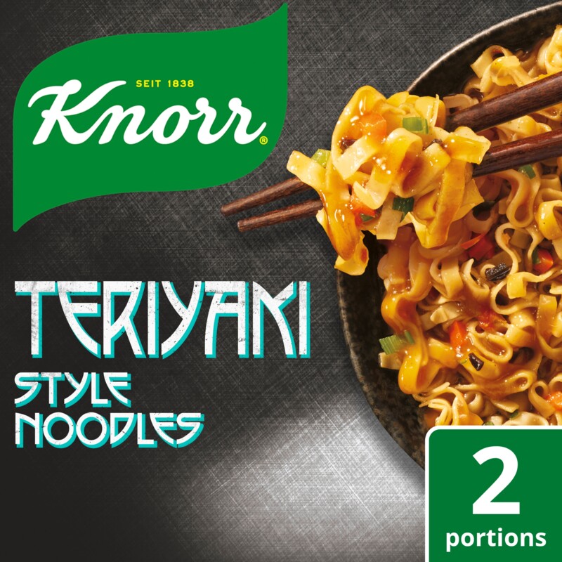 Een afbeelding van Knorr Teriyaki style noodles sweet-umami