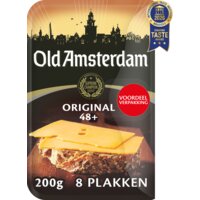 Een afbeelding van Old Amsterdam Original 48+ plakken voordeelverpakking