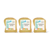 AH Glutenvrij Madeleine brood half 3-pack
