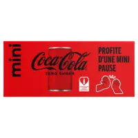 Coca-Cola Zero sugar mini 12-pack