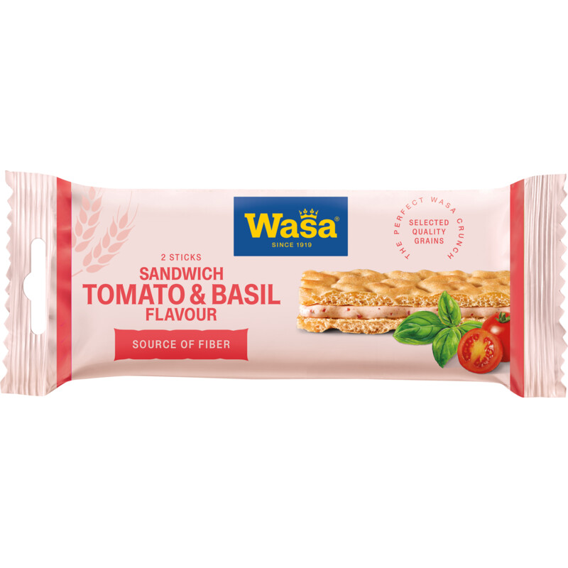 Wasa Sandwich tomato & basil 3-pack