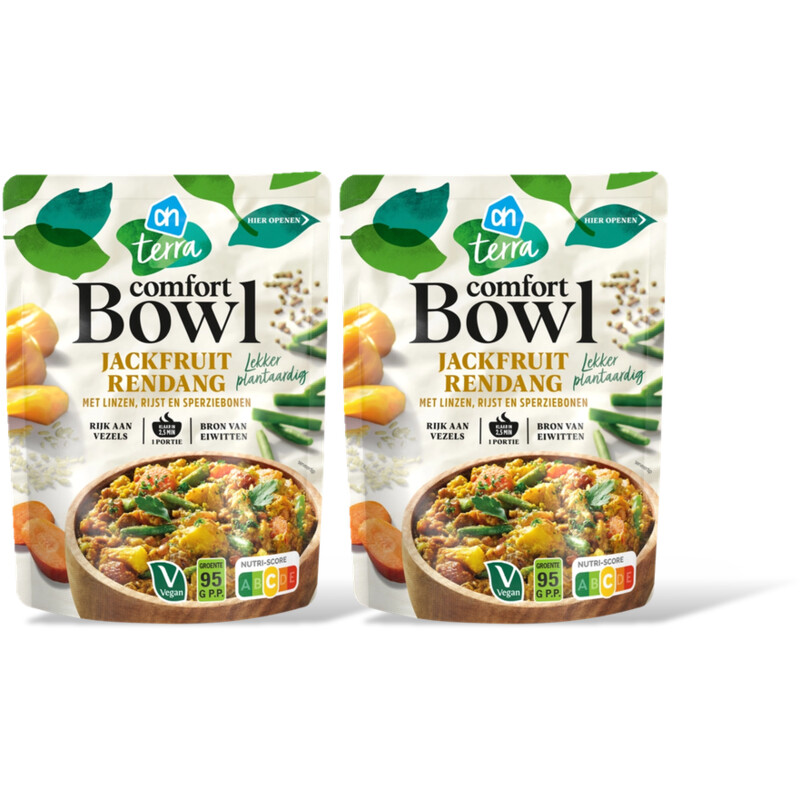 AH Terra Plantaardig comfort bowl jackfruit 2-pck