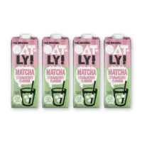 Oatly! Matcha strawberry flavour 4-pack