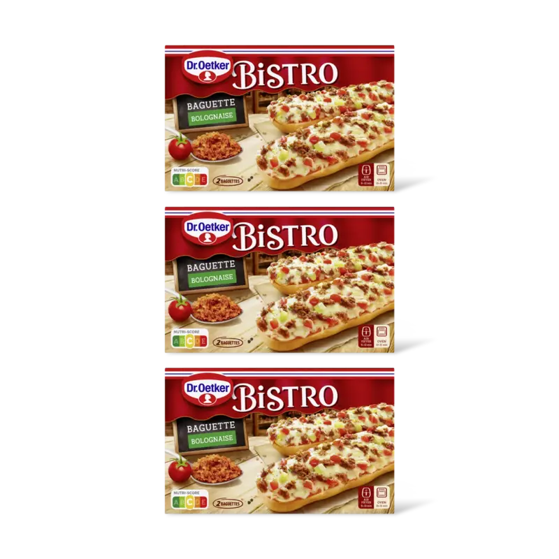 Dr. Oetker Bistro baguette bolognaise 3-pack