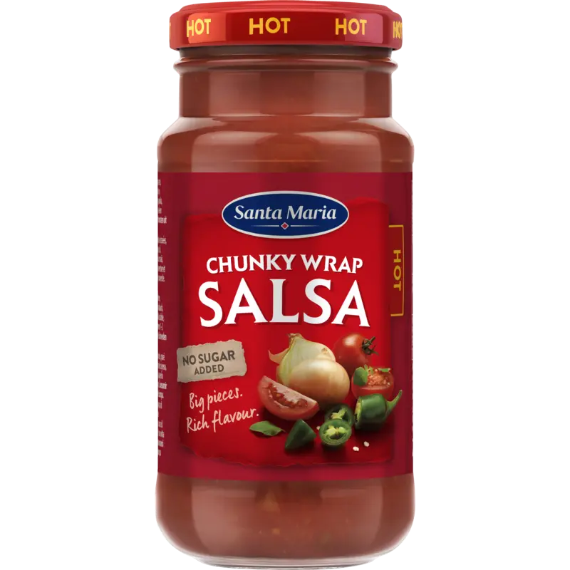 Santa Maria Chunky wrap salsa hot