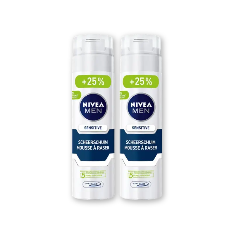 Men sens scheerschuim met kamille 2-pack