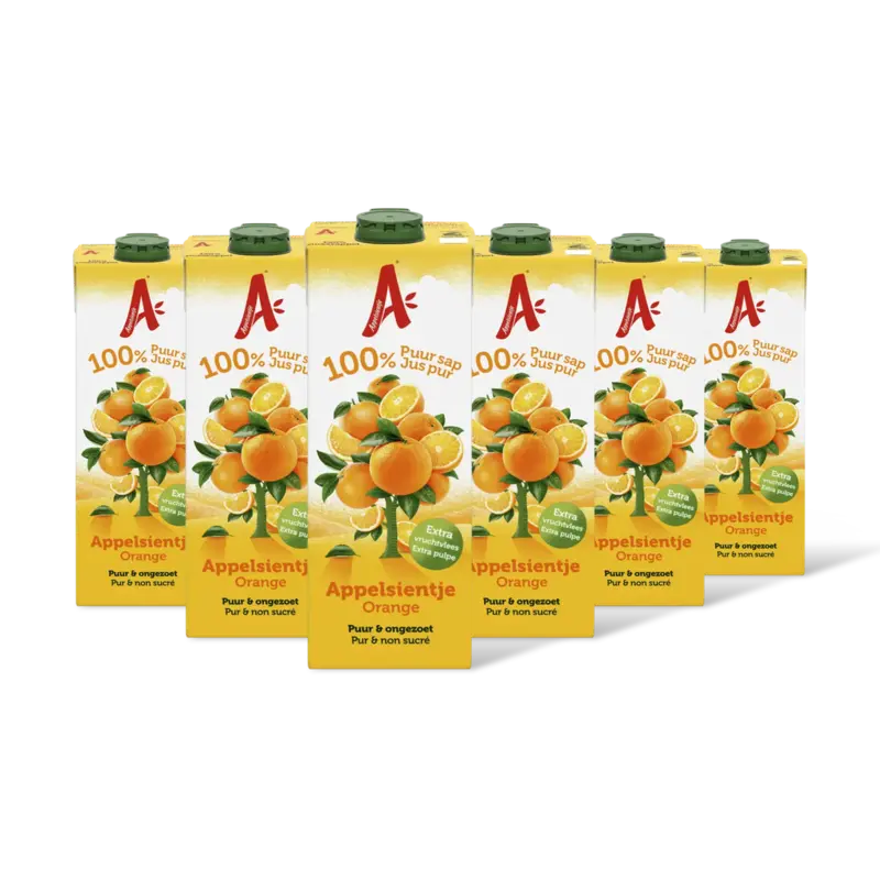 Sinaasappel met extra vruchtvlees 6-pack