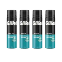 Gillette Gevoelige huid scheergel 4-pack
