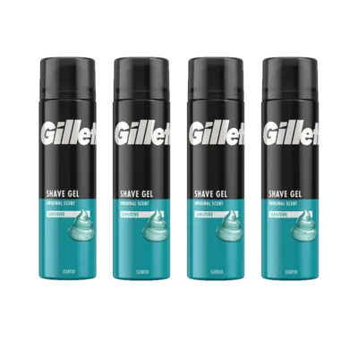 pdp-image-Gillette Gevoelige huid scheergel 4-pack