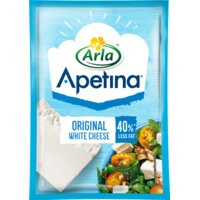 Arla Apetina witte kaas plak 40% minder vet