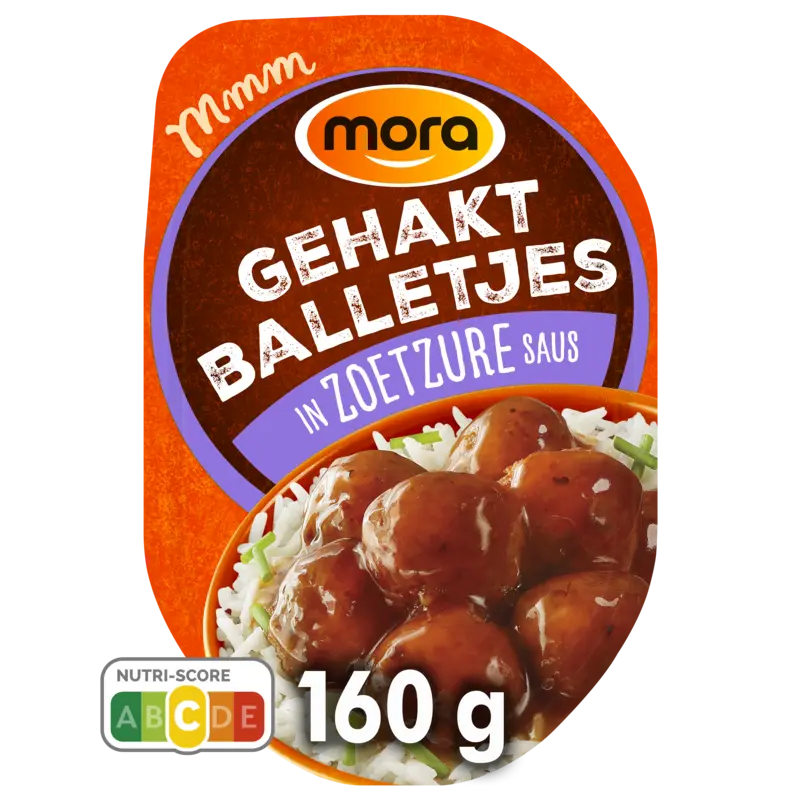 Mora Gehaktballetjes in zoetzure saus
