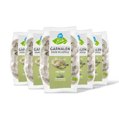 pdp-image-AH Biologisch Garnalen rauw en gepeld 5-pack