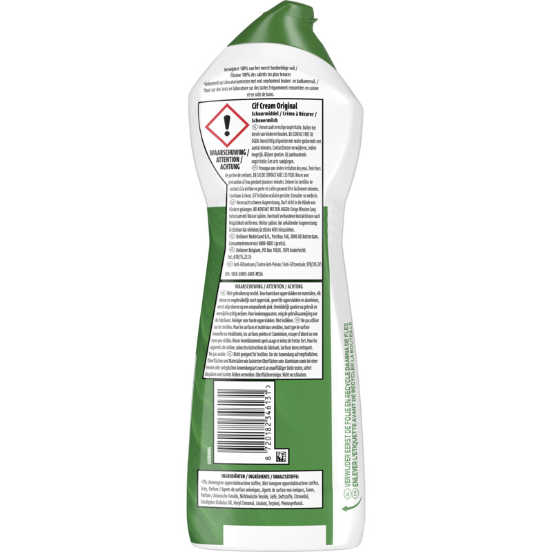 Een afbeelding van Cif Schuurmiddel original cream