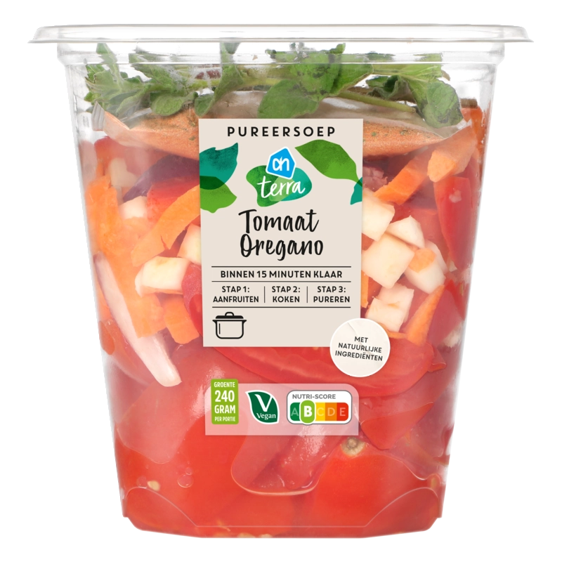 AH Terra Verse pureersoep tomaat oregano
