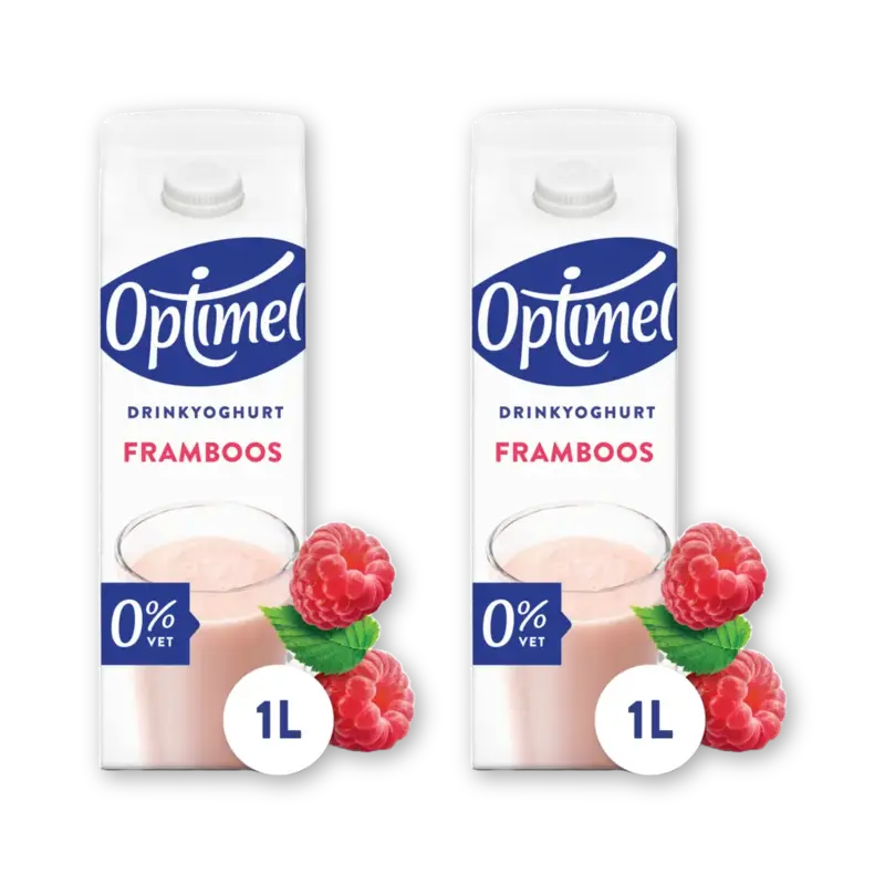Drinkyoghurt framboos 2-pack