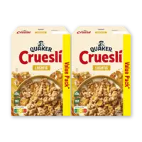Quaker Cruesli luchtig value pack 2-pack