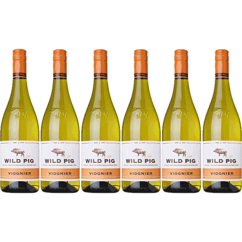 Een afbeelding van Wild Pig Viognier 6 flessen