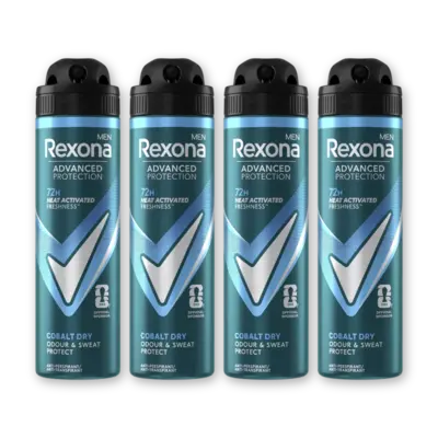 pdp-image-Rexona Men cobalt dry anti-transpirant 4-pack
