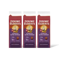 Douwe Egberts Espresso extra donker koffiebonen 3-pack