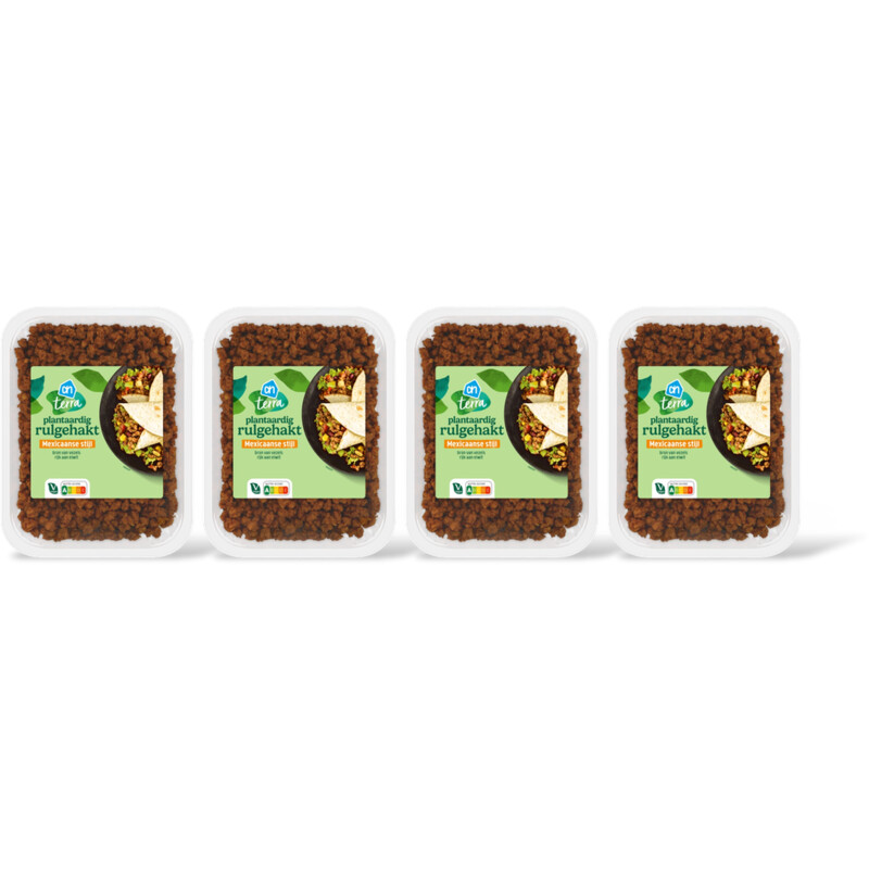 AH Terra Plantaardig rulgehakt Mexicaans 4-pack