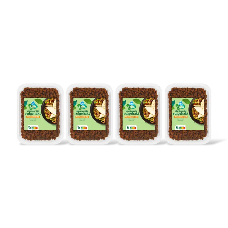 AH Terra Plantaardig rulgehakt Mexicaans 4-pack