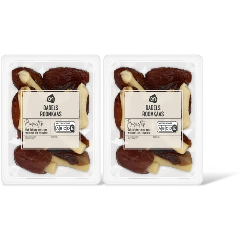 AH Dadels roomkaas 2-pack