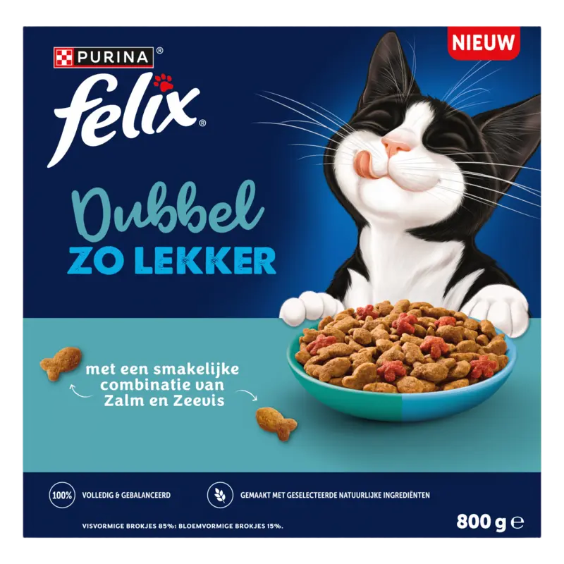 Dubbel Zo Lekker met Zalm, Zeevis en Rode Biet Kattenvoer