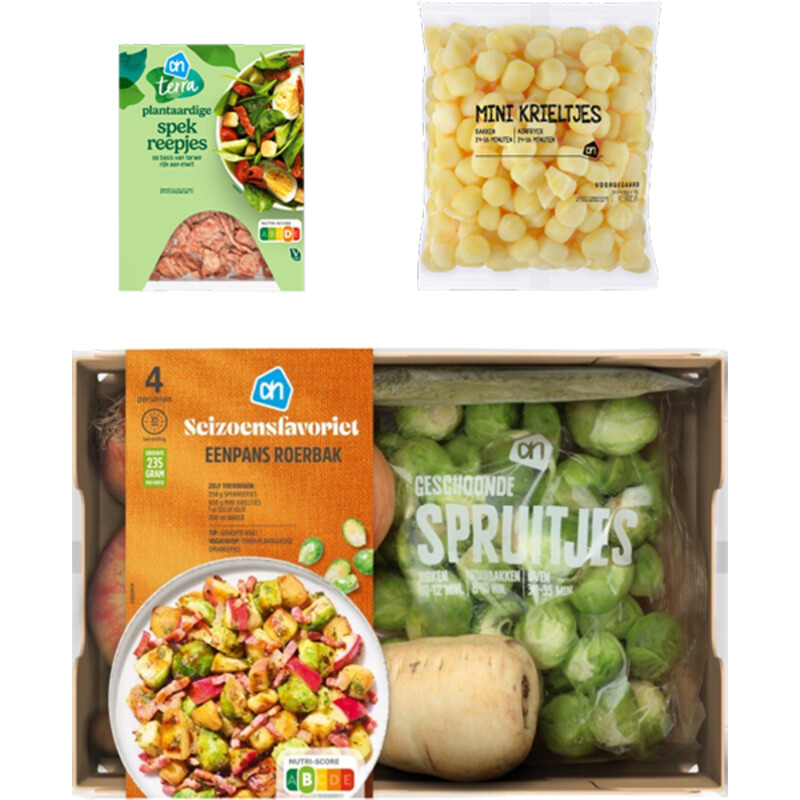 Een afbeelding van AH Vega Eenpans Roerbak Verspakket