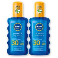 Nivea Sun Protect & dry touch spray spf30 2-pack