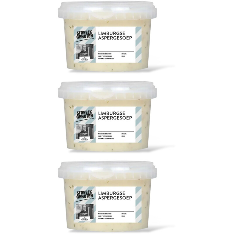 Streeckgenoten Aspergesoep Limburg 3-pack