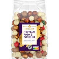 Een afbeelding van AH Excellent Chocolade pinda & pretzel mix