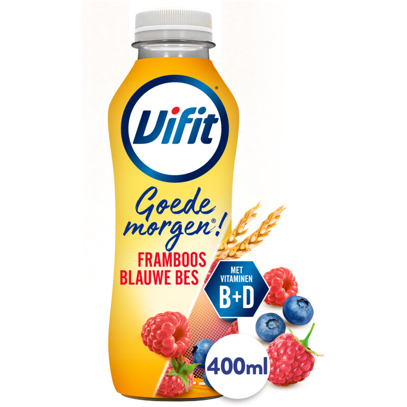 Een afbeelding van Vifit Goedemorgen framboos blauwe bes