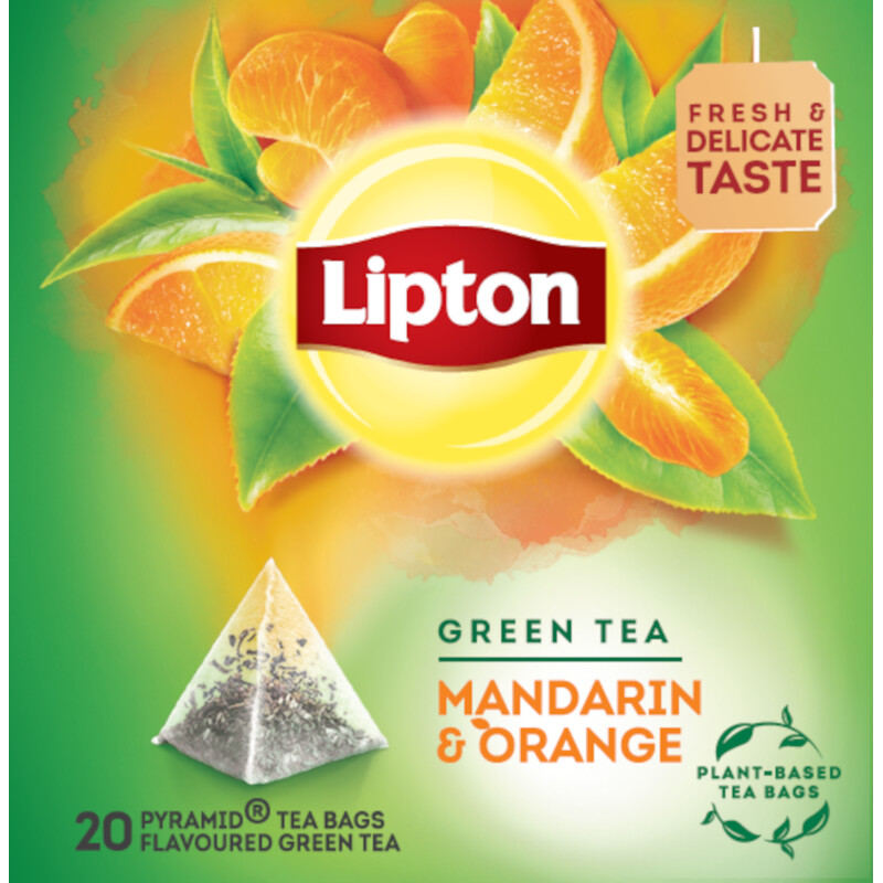 Een afbeelding van Lipton Green tea mandarin & orange