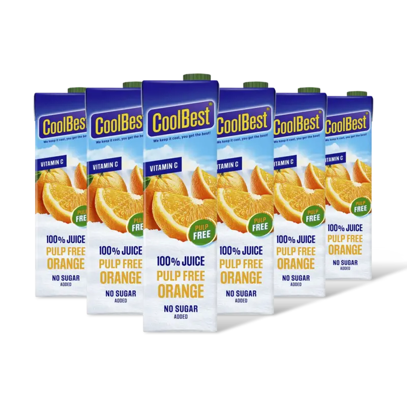 CoolBest Premium orange zonder vruchtvlees 6-pack