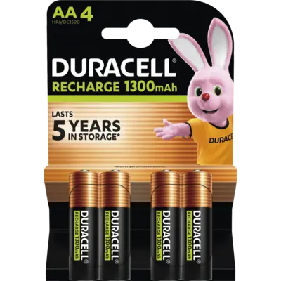 pdp-image-Duracell Rechargeable AA-batterijen 1300 mAh