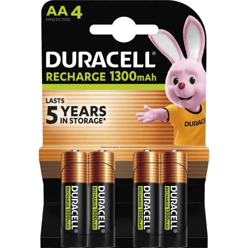 Rechargeable Batterijen Plus AA 1300mAh