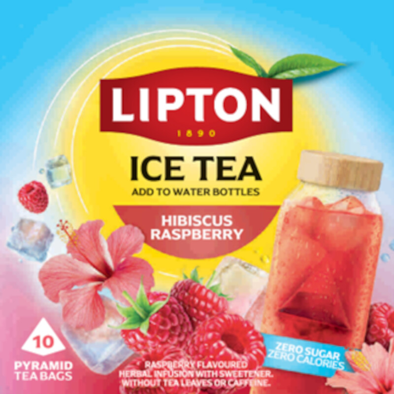 Lipton Ice tea hibiscus raspberry infusion