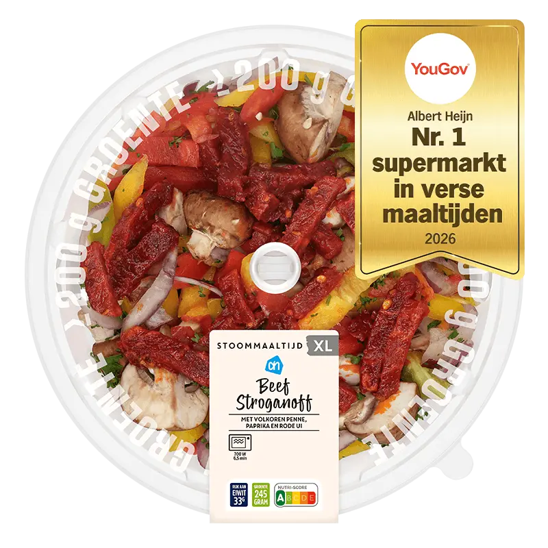 Stoommaaltijd beef stroganoff