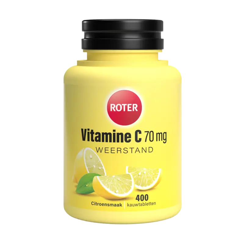 Vitamine C 70mg citroen kauwtabletten