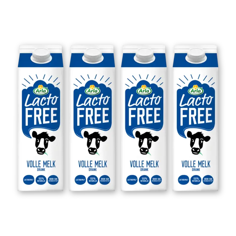 Lactofree volle melk 4-pack