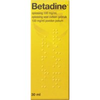 Betadine Oplossing voor cutaan gebruik