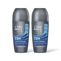 Dove Men+care clean comfort roller 2-pack