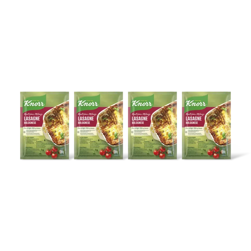 Knorr Maaltijdmix lasagne bolognese 4-pack