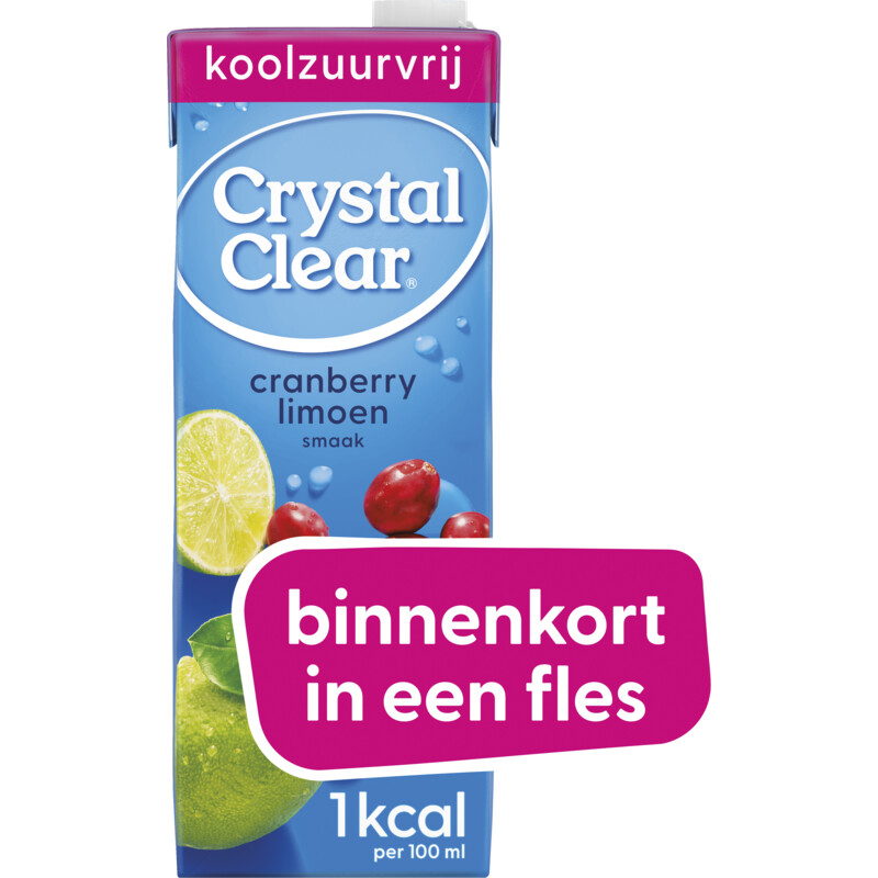 Een afbeelding van Crystal Clear Cranberry & Limoen