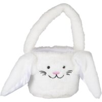 Een afbeelding van AH Pluche mandje wit